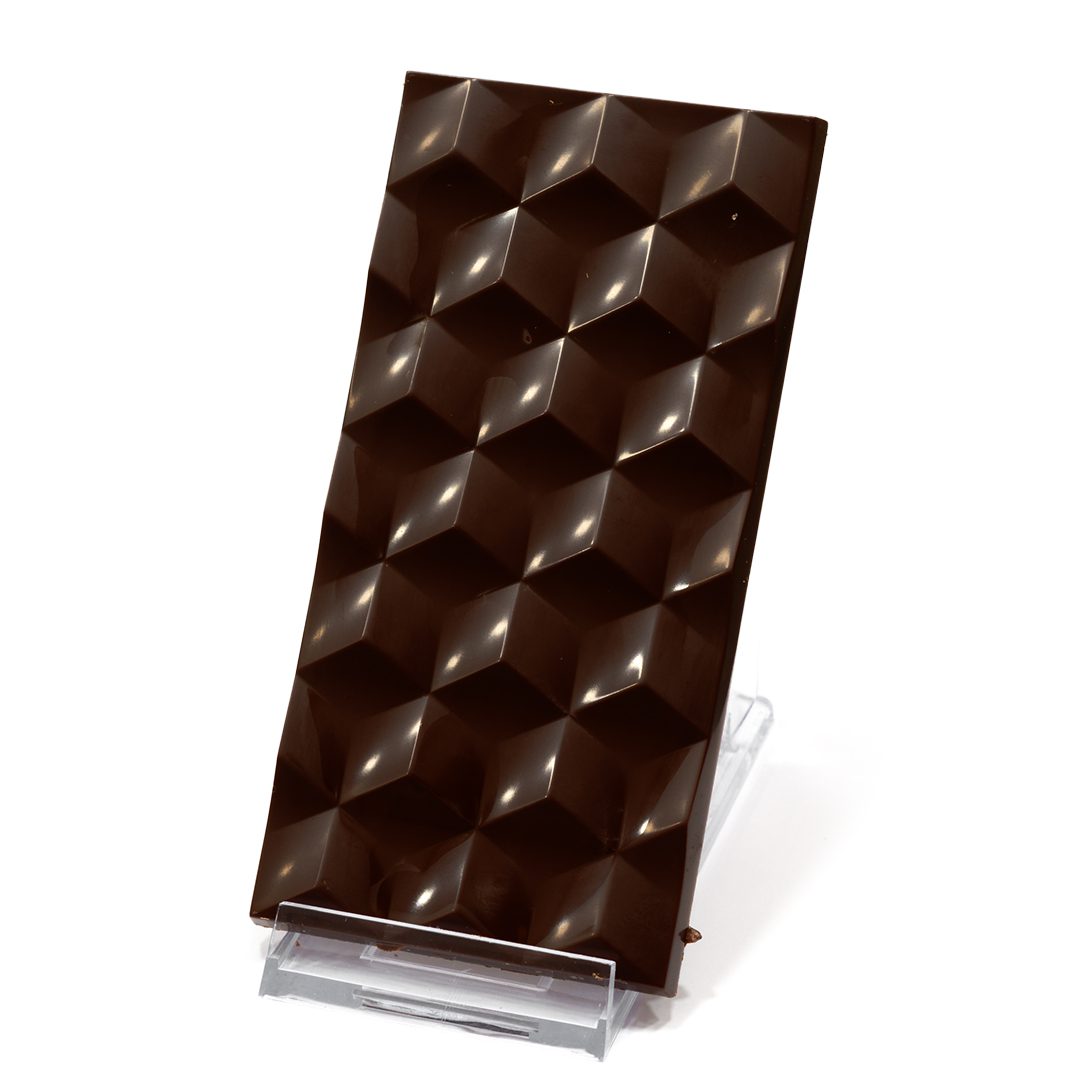 Tablette chocolat noir grué